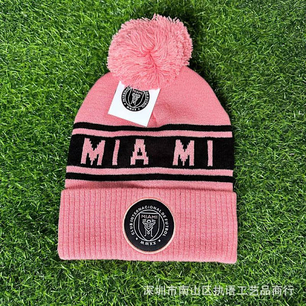 Fodboldklub kasket Miami pink børnehat