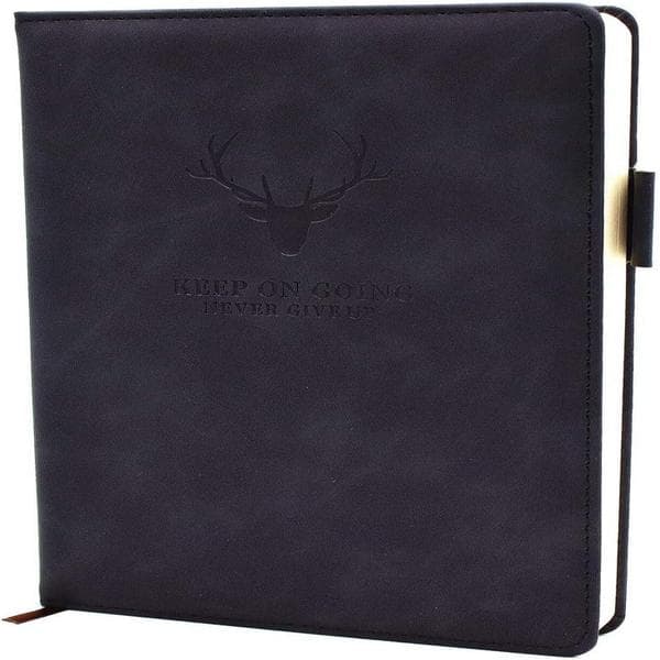 Premium A5 Notebook - 21x14,5 cm - 360 Pages - High Quality Paper[JUN] Black