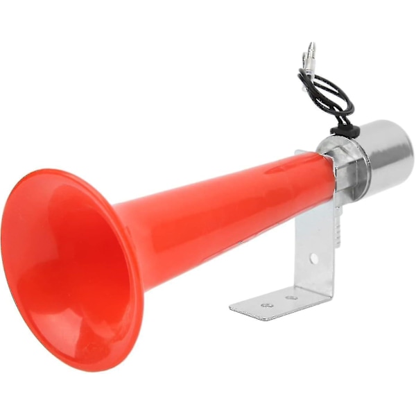 Universal Tyrkisk Fløjtehorn, 12v 24v Luft Horn Til Lastbiler 180db Rødt Horn Formål 12v/24v Caravan Tryk Biler Suvs Motorcykler Tyrkisk Fløjtehorn