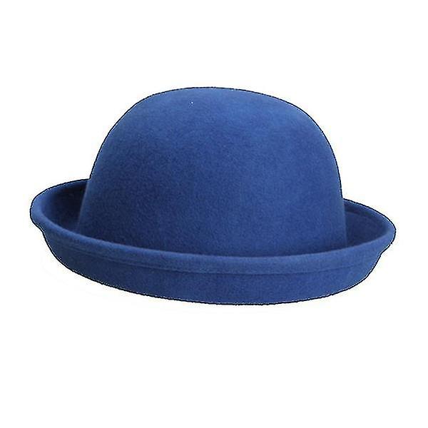 Vintage Roll Brim Bowler Hats Unisex Classic Hat