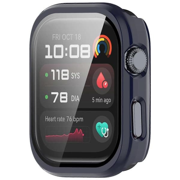 Huawei Watch D2 -kotelon kova PC-kellon suojus karkaistulla lasikalvolla - Vihreä Multicolor Blue