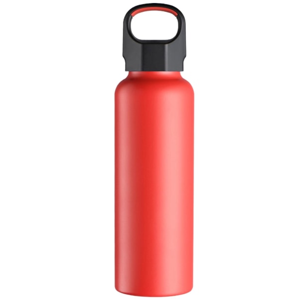 1 sett 660 ml vannflaske Varmebestandighet Stor kapasitet Drikke Rustfritt stål MTB landeveissykkel Drikkeflaske Utendørs Sykling Tianyuhe Red