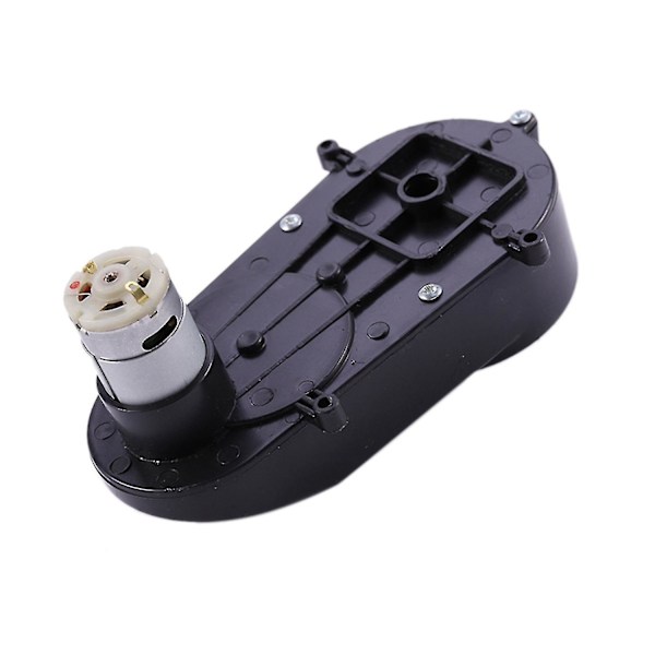 Rs390 Sähkömoottorivaihteisto 6v 18000rpm Auton DC-moottori Leikkiauto Black