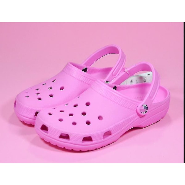 Crocs Classic Clog-4-taffy for kvinner, rosa