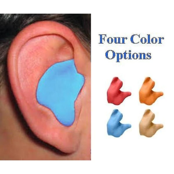 Specialgjutna öronproppar - 4 färgval - Nrr 26, -blå