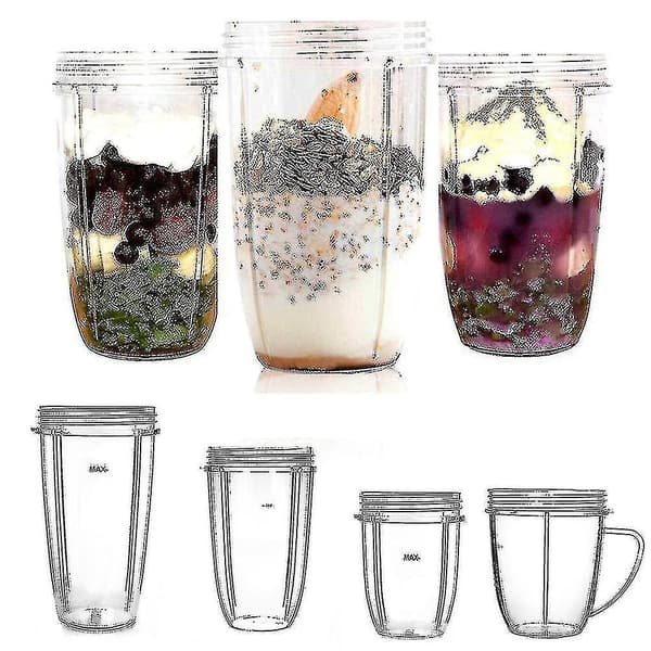 18/24/32oz Kopper Reservedele Kompatible Nutribullet 600w/900w Blender()-e 18OZ with Handle