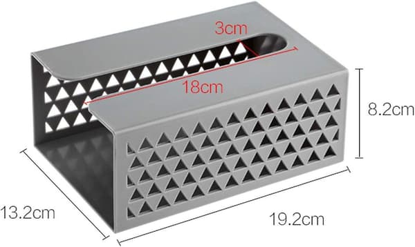 1 stk. Tissue Dispenser Countertop Tissue Holder Serviet Box