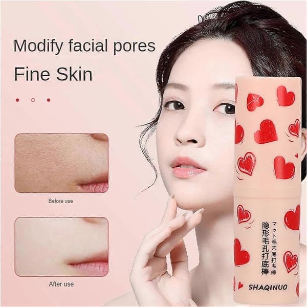 Usynlig Pore Primer Stick Ikke-fedtende Concealer Isolation Makeup Base Kosmetik