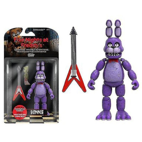 Fnaf Security Breach Action Figurer Bevægelige led Bonnie Foxy Freddy Chica Anime Figur Pvc Model Legetøj [ege] BL Freddy 14cm