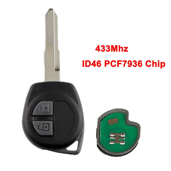 Smart Key 315/433mhz för Suzuki Vauxhall Agila Splash Swift Liana Aerio Jimn Igins Alto Sx4 Bilfjärrkontroll Id46 Pcf7936 Chip