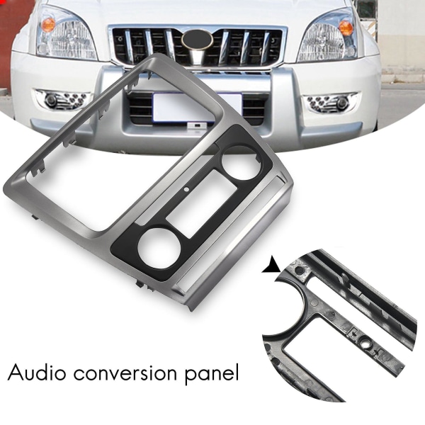 2 Din Radio Fascia Til Skoda Octavia Audio Stereo Panel Montering Installation Dash Kit Trim Frame A Silver Gray
