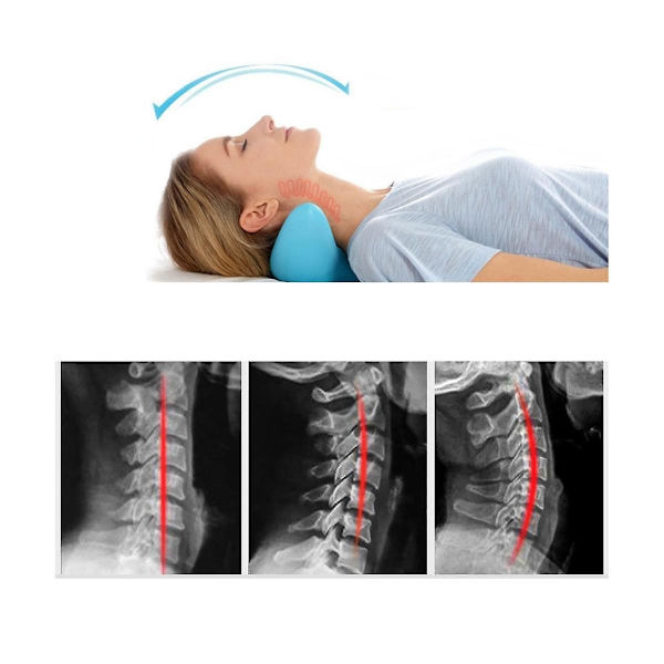 Nackmassageapparat Gravity Nackmassagekudde Nacke Skulderreparationskudde Inrikes dragkorrigering as shown