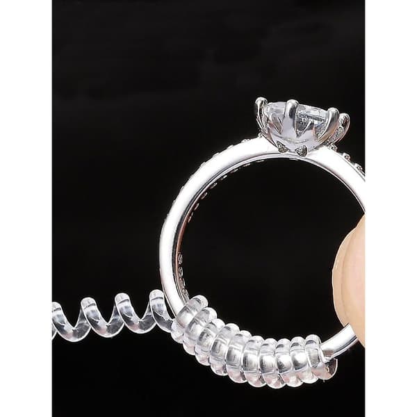 4 stk. Ring Anti-Slip Retainer Ring Juster til Løse Ringe Ring Størrelse Justering WBT