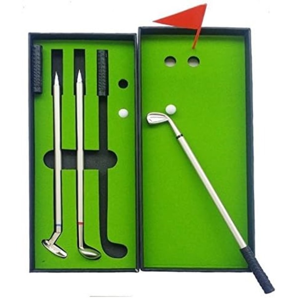Golfpenn gavesett, golfgaver for menn kvinner,Golfkøller gavesett (grønn) 3 stk med til farsdag, valentinsdag