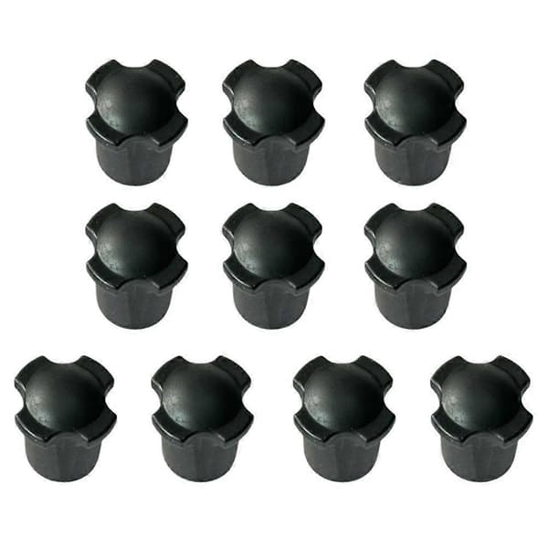 10/30 stk. Camping Klapstol Benhætte Gummi Klapborde Benhætte 10pcs