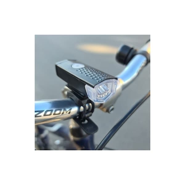 2-PACK USB Rechargeable Bicycle Light Front & Rear Black