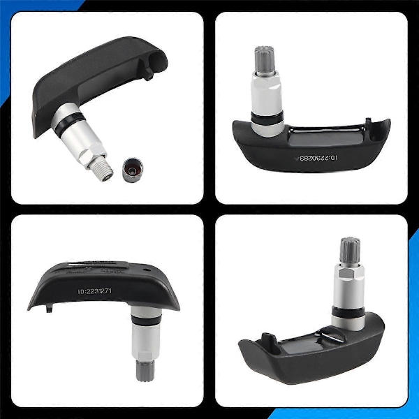 Motorcykel Främre och Bakre Däcktrycksövervakningssensor TPMS Sensor R För 1200 GS F 700 GS F 800 S 36318532731 Black