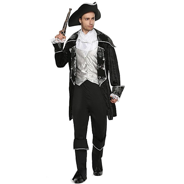 Halloween-kostymer Fashion Piratdräkter för vuxna Festivalfest Scenframträdande Kläder Piratkläder Cosplaydräkt C High End Pirate