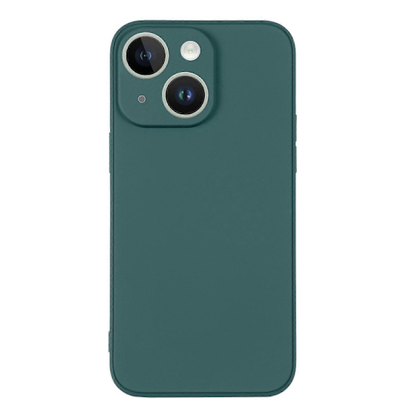 Silikone telefoncover med håndledsrem til iPhone 14 Plus Deep Green