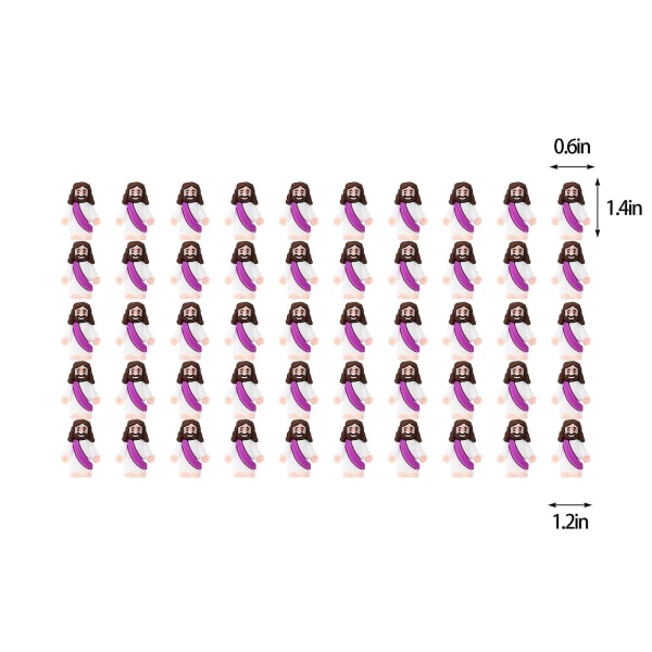 50 kpl Leluja Uskonnolliset hahmot Lahjat Klassinen Kristus Uskonnollinen Vapahtaja-nukke Uskonnolliset tarvikkeet Uskonnollisten juhlien suosikit Lahja pääsiäistarvikkeille A