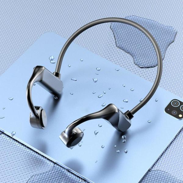Bone Conduction -kuulokkeet vedenpitävä ajo Bluetooth kuuloke, musta