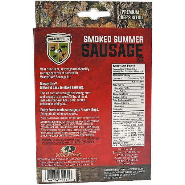 Røkt sommersalami krydderkit En storlek Klart