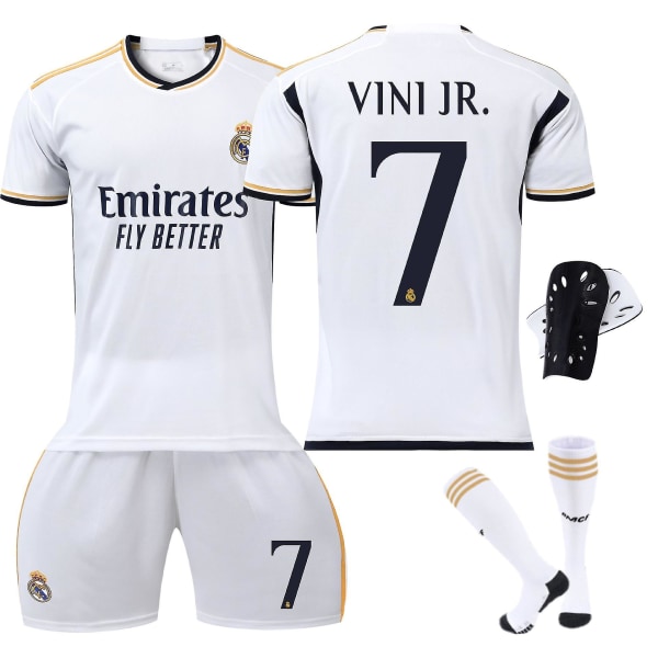 2324 Ny Real Madrid hjemmefodboldtrøje Number 7 XS