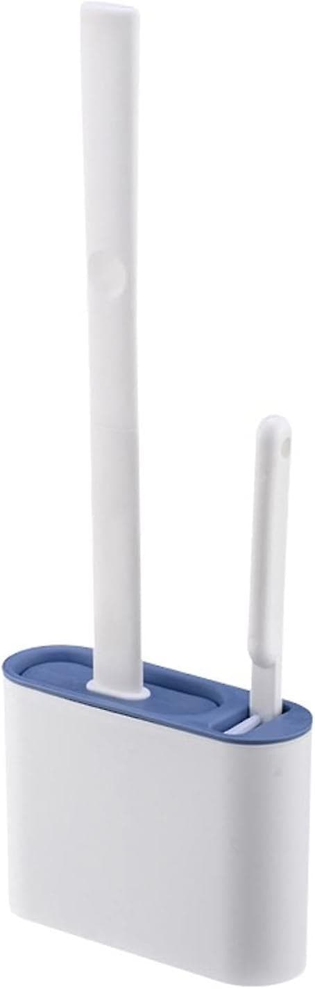 Silikon Toalettbørste med Veggmontert Holder