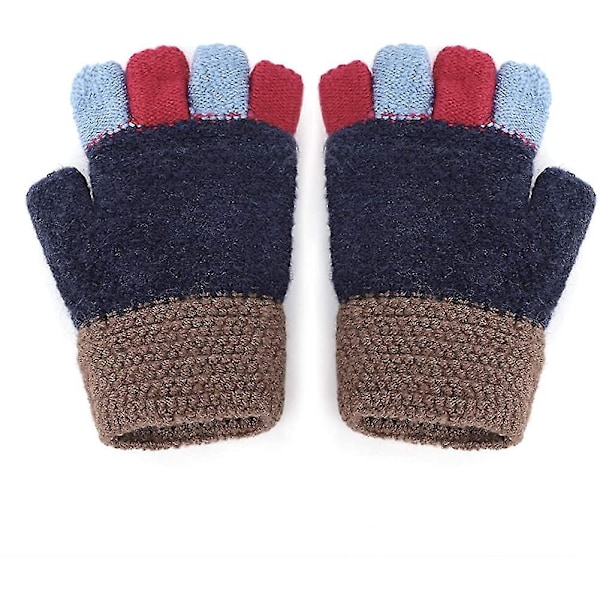 Hanske for barn, jenter og gutter, 5-10 år, vinter og høst, ull, trendy