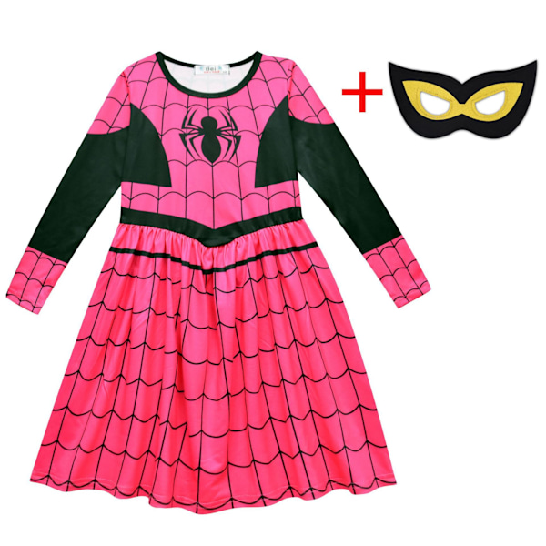 Halloween cosplay ferie fest kostume digitalt print pige kjole style1 130