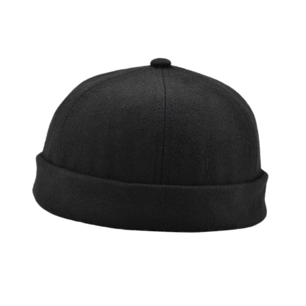 Retro Eaves Flange Landlord Hat Black