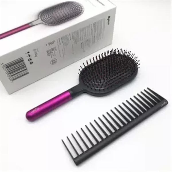 For Dyson Comb Wide Tooth Air Comb Hairdressing Rake Hair Styling Massage Sharon Brush Set (2pc) Tool Accessories