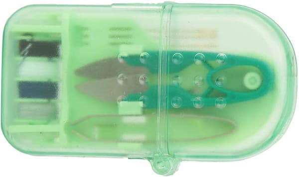 Sybox, sysett, Mini Macaron Farge Plast Syverktøykasse for Begynner