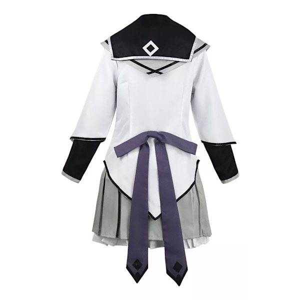 Akemi Homura Magisk Pige Lolita Anime Cosplay Kostume Hiromi flame M