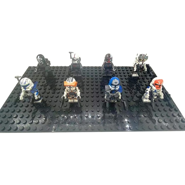 8 st Star Wars minifigur Clone Wars Bad Batch Captain Rex Commander Cody