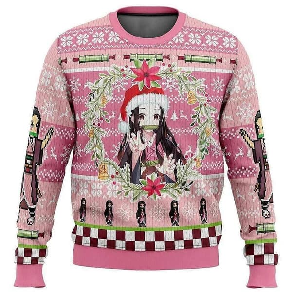 Fire Rengoku Demon Slayer Jule Sweater Gave Julemand Pullover Mænd 3D Sweatshirt Og Top Efterår Og Vinter Tøj M EL1023