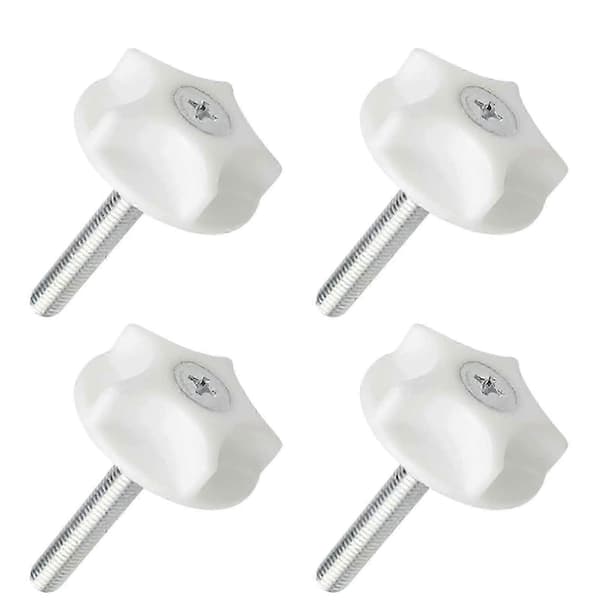 Sänggavelbeslag Tunga sänggavelsskruvar och brickor för sängstommar 4PCS