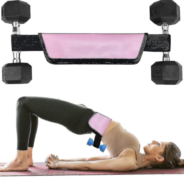 Hofteløftbælte til håndvægte, kettlebells, booty-bælte til hofteløft, hoftebæltepude til squats, glute bridges