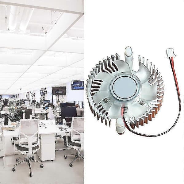 CPU Grafikkøler med blæser 5V 12V Radiator Køleplade