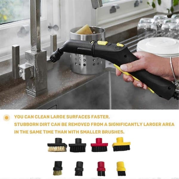 Til Karcher SC1 SC2 SC3 SC4 SC5 SC7 damprenser del T børstesæt