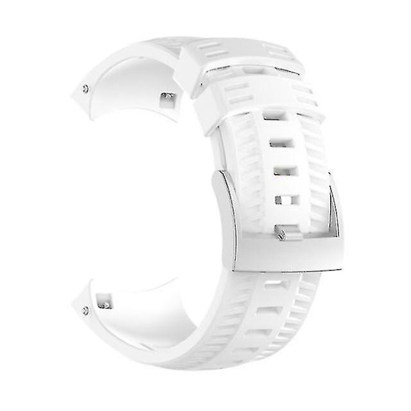 Suunto 9 Vit Ersättningssilikon Armbandsur - Hög Kvalitet
