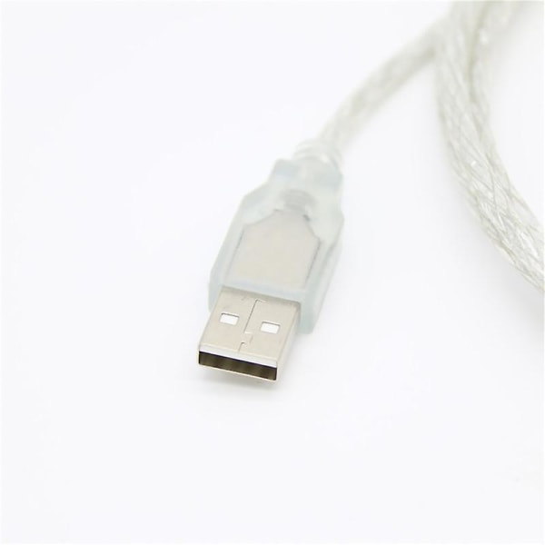 1,5 m USB til Ieee 1394 Firewire 4-pinners adapterkabel omformerkabel for Ilink Kaesi