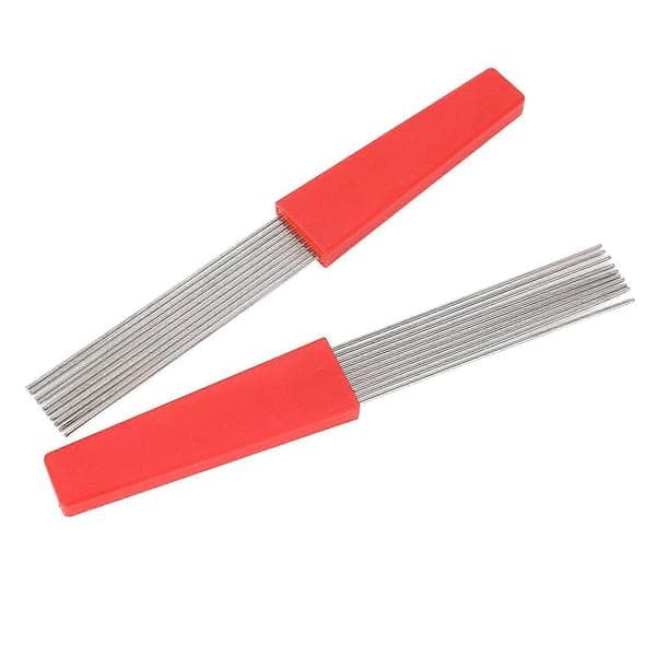 2 STK Guiro Skraberbørste, Latin Percussion Kamstil, Ergonomisk Greb, Rustfrit Stål til Bands