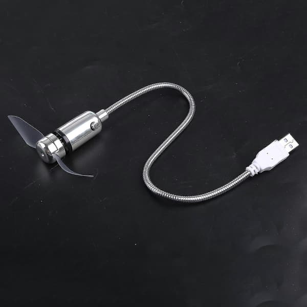 Flexibel USB-fläkt luftkylare för bärbar dator stationär PC USB-laddare Edition 0703