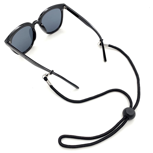 2 stk Brillebånd Lanyard Stropper Hals Brille & Solbriller Holder Justerbar Snøring Brillebånd