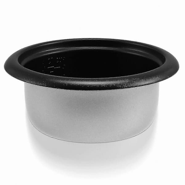 Universell non-stick innergryta för riskokare 21X21X9CM Silver Black