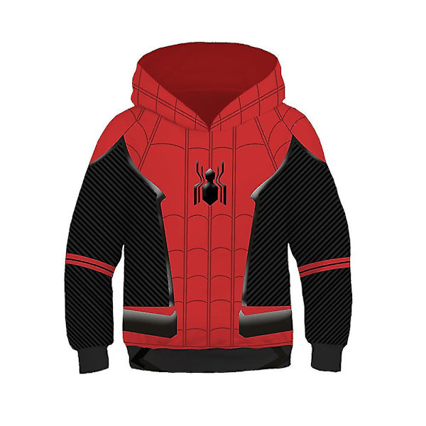 4-13 år Børn Spiderman Cosplay Gwen Venom Hættetrøjer Sweatshirt Sports Hætteoverdele Gaver SpiderMan Far from Home 8-11Years
