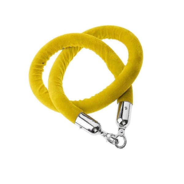 1,5 m Sammet Rep Publikkontroll Stolpe Kölinje Barriär Yellow