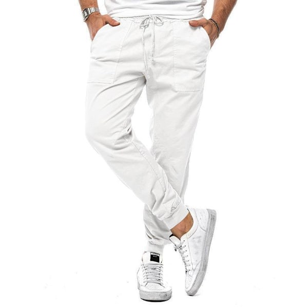 Herr Vår/Sommar Nya Artiklar Lotter för Semesteraktiviteter Långärmad Herrkläder White XXXL