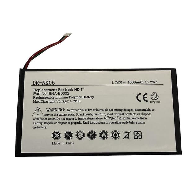 Passer for Kobo Glo E-leser Batteri Gn345361